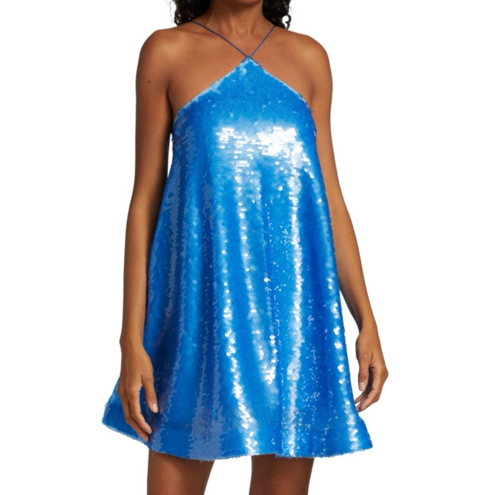 Alexis Blue Sequin Dress